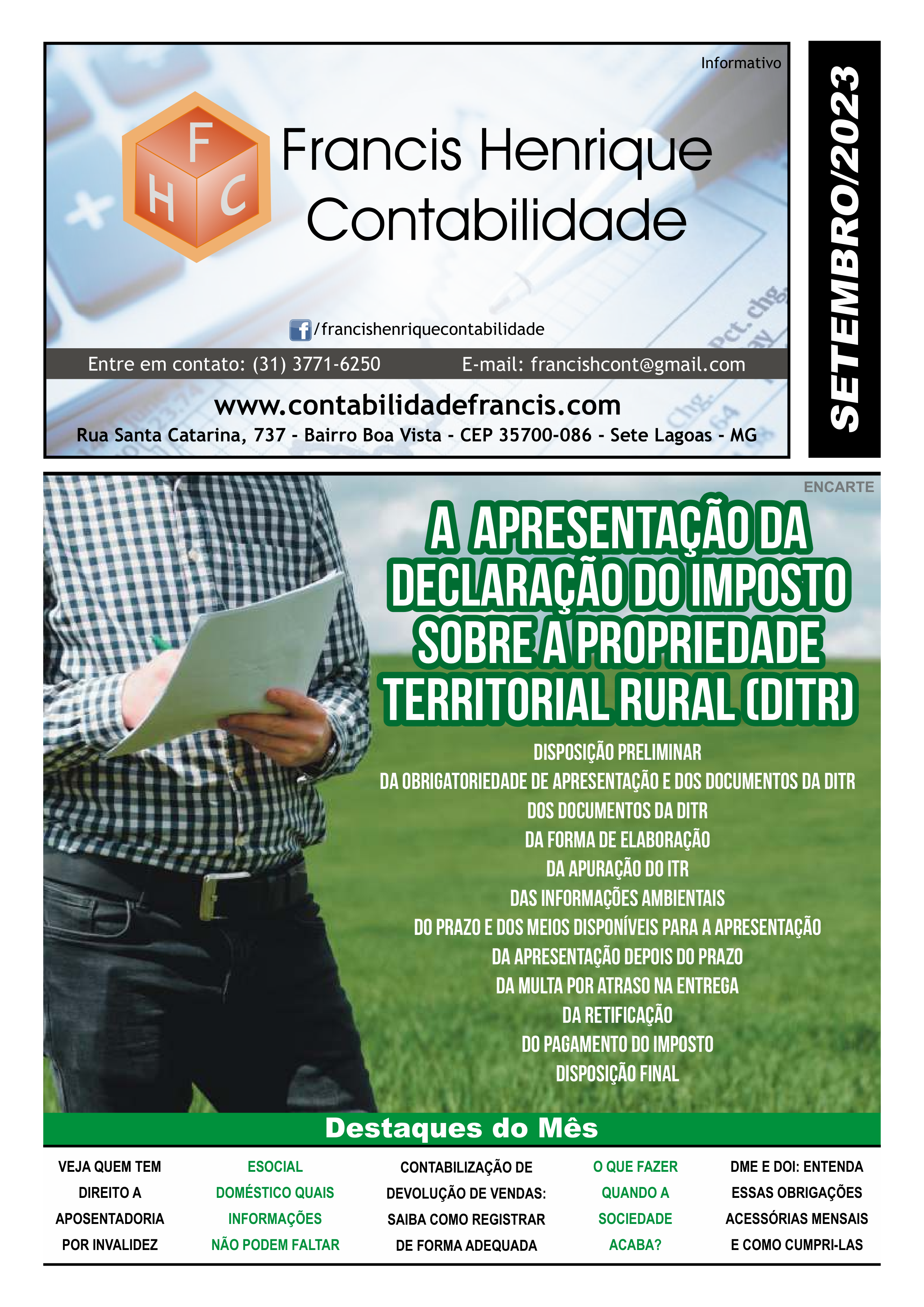 Informativo de Setembro 2023